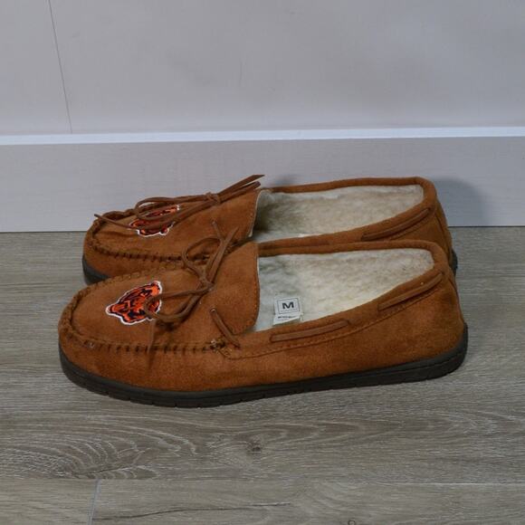 FOCO Chicago Bears Embroidered Moccasin Slipper Size Med US 9-10 - Picture 4 of 9